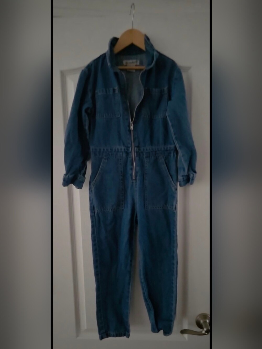 Kids Denim Jumpsuit - Blue